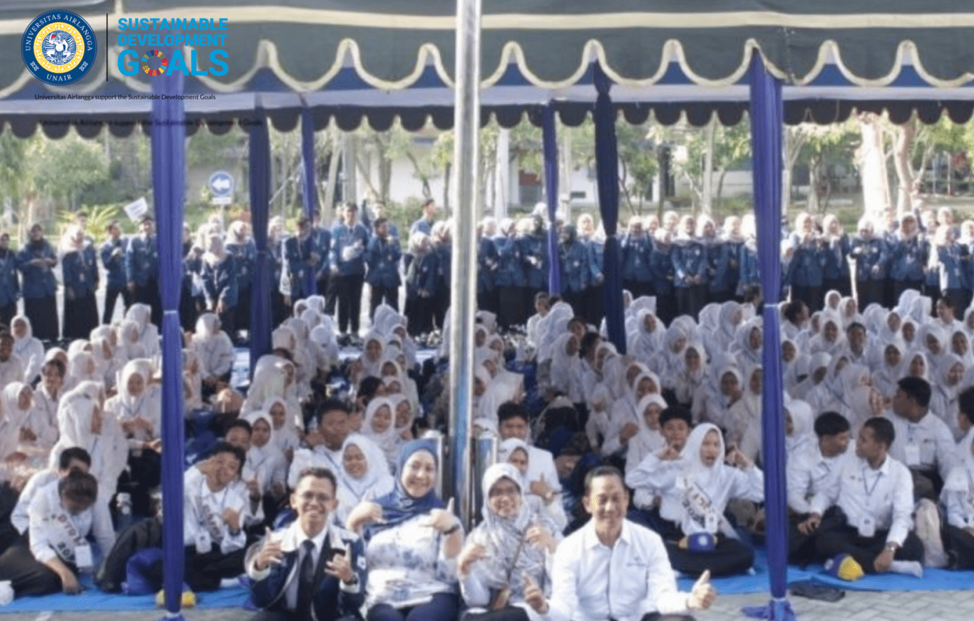 PKKMB FKp - MITOSIS 2025: Wujudkan Adaptasi, Profesionalisme, dan Kebersamaan Mahasiswa Baru FKp Unair 2025