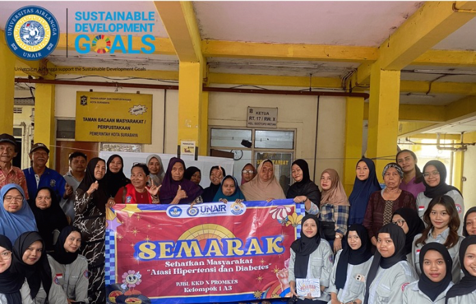 Mahasiswa Keperawatan Gelar PJBL Keperawatan Klien Dewasa dan Promosi Kesehatan “SEMARAK: Sehatkan Masyarakat (Atasi Hipertensi dan Diabetes)” di Rusunawa Randu, Surabaya