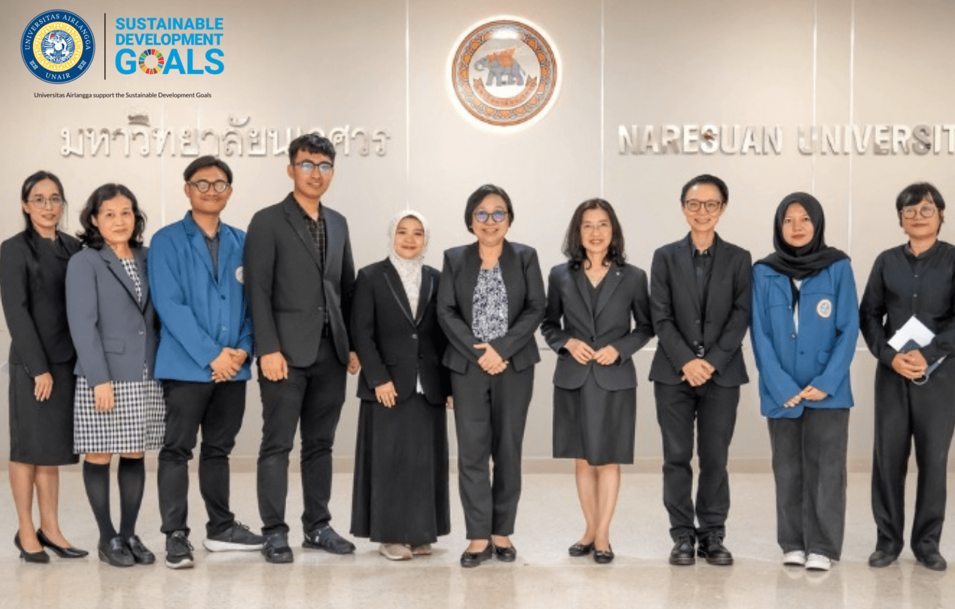 Delegasi Fakultas Keperawatan Unair disambut Presiden Naresuan University dalam Mobility Program Internasional