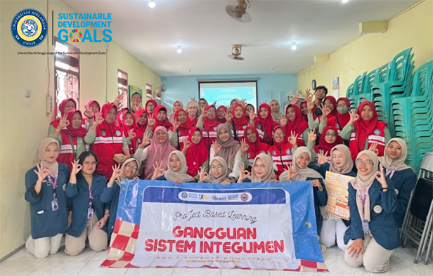 Mahasiswa Unair Dorong Deteksi Dini Herpes Zoster melalui Edukasi Berbasis  Komunitas