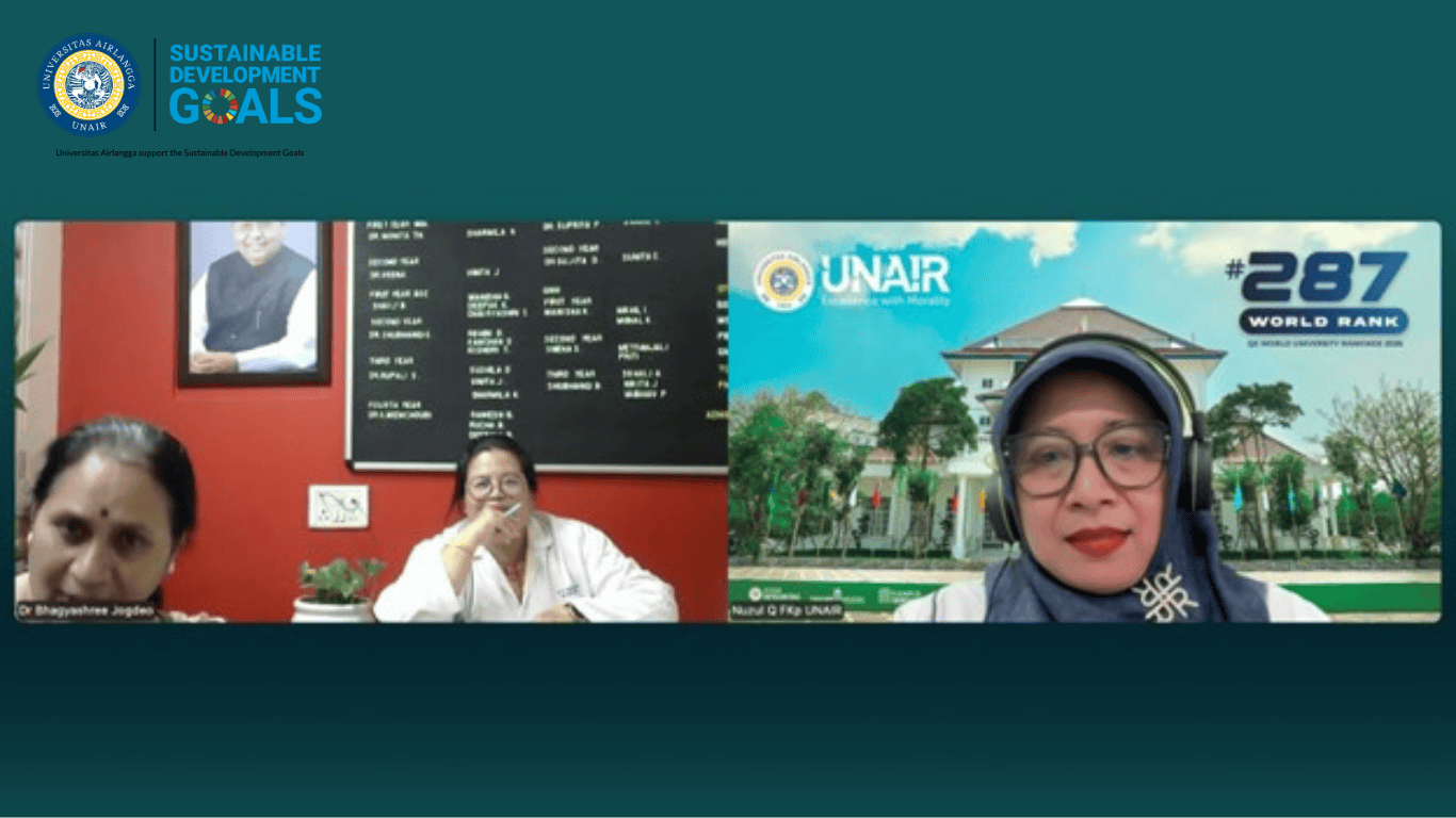 Fakultas Keperawatan Universitas Airlangga dan Bharati Vidyapeeth College of Nursing India Gelar International Collaboration Meeting