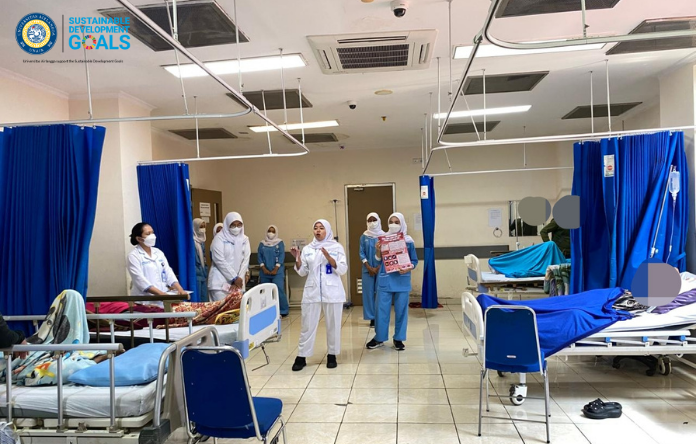 Mahasiswa Profesi Ners Unair Gelar PKRS tentang Pengenalan dan Pencegahan CKD di IRNA 5A Graha Trimed